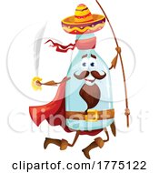 Alcohol Bottle Food Mascot Character by Vector Tradition SM