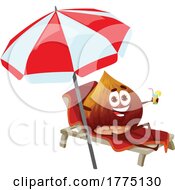 Poster, Art Print Of Summer Hazelnut Food Mascot Character
