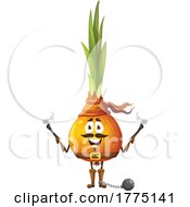 Western Onion Food Mascot Character