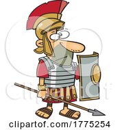 Poster, Art Print Of Cartoon Roman Soldier