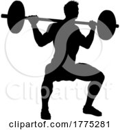 05/26/2022 - Weight Lifting Man Weightlifting Silhouette
