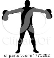 05/26/2022 - Weight Lifting Man Weightlifting Silhouette
