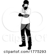 05/26/2022 - Doctor Or Nurse Woman Medical Silhouette Person