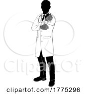 Poster, Art Print Of Doctor Pointing Needs You Gesture Silhouette