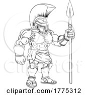 05/26/2022 - Spartan Warrior Roman Gladiator Or Trojan Cartoon