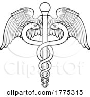Poster, Art Print Of Caduceus Medical Doctor Symbol