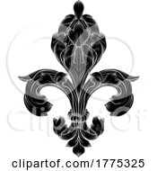 Poster, Art Print Of Fleur De Lis Lily Lys Flower Royal Heraldic Symbol