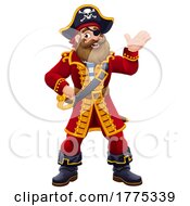 Poster, Art Print Of Pirate Fun Captain Cartoon Character Mascot