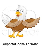Poster, Art Print Of Bald Eagle Bird Cute Cartoon Wildlife Mascot