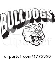 Poster, Art Print Of Bulldogs Text Over A Dog