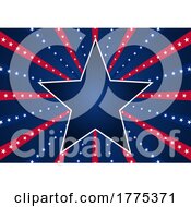 Poster, Art Print Of Stars And Stripes Background