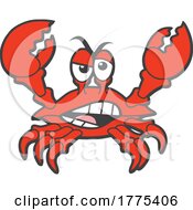 Poster, Art Print Of Cartoon Crabby Red Crab