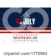 Poster, Art Print Of Stars And Stripes Background For 4th July - Independence Day