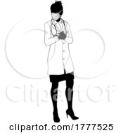 06/05/2022 - Doctor Woman Medical Silhouette Healthcare Person