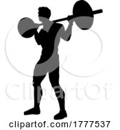 06/05/2022 - Weight Lifting Man Weightlifting Silhouette