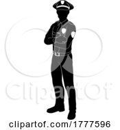 Poster, Art Print Of Policeman Person Silhouette Police Officer Man