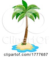 Tropical Palm Tree by Hit Toon