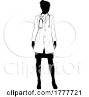 06/12/2022 - Doctor Woman Medical Silhouette Healthcare Person