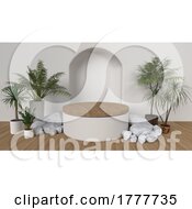 Poster, Art Print Of Pedestal For Display Blank Podium For Product