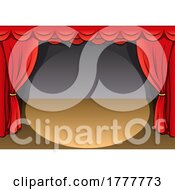 Poster, Art Print Of Stage And Spotlight