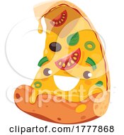Poster, Art Print Of Pizza Mascot