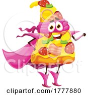 Poster, Art Print Of Super Pizza Mascot