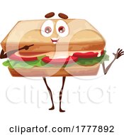 Poster, Art Print Of Sandwich Mascot