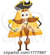 Poster, Art Print Of Pirate Tortilla Chip Mascot