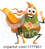 Poster, Art Print Of Super Avocado Mascot