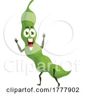 Poster, Art Print Of Bean Or Pea Pod Mascot