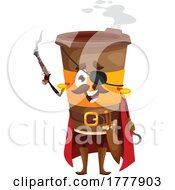 Pirate Coffee Mascot