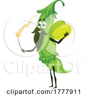 Poster, Art Print Of Wizard Bean Or Pea Pod Mascot