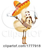 Bandito Cashew Mascot by Vector Tradition SM