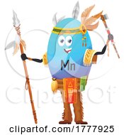 Indigenous Manganese Or Manganum Micronutrient Mascot by Vector Tradition SM