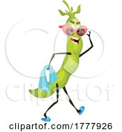 Summer Bean Or Pea Pod Mascot