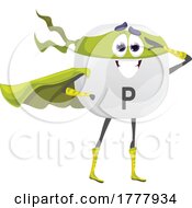 Super Hero Phosphorus Micronutrient Mascot
