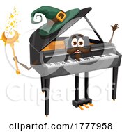 Poster, Art Print Of Wizard Piano Character