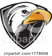Poster, Art Print Of Bald Eagle Head In A Shield