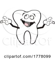 Poster, Art Print Of Cartoon Happy Tooth Mascot