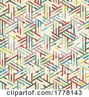 Poster, Art Print Of Geometric Background With Retro Pattern Design