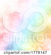 Poster, Art Print Of Pastel Coloured Watercolour Texture Background