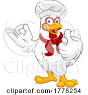 Poster, Art Print Of Chicken Chef Rooster Cockerel Perfect Cartoon