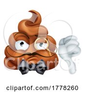 Poster, Art Print Of Arrogant Posh Snooty Poop Poo Emoticon Emoji Icon