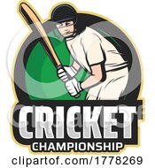 Poster, Art Print Of Cricket Championship Design