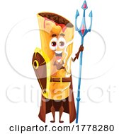 Defender Chimichanga Food Mascot