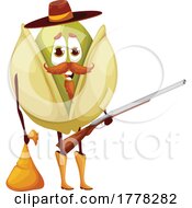 Poster, Art Print Of Bandit Pistacio Food Mascot