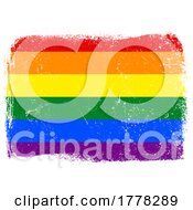 Grunge Pride Flag Background