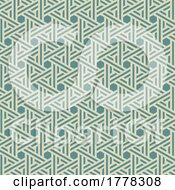 Abstract Background With A Retro Pattern Design by KJ Pargeter