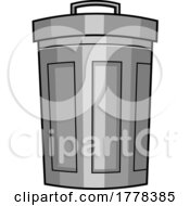 07/04/2022 - Cartoon Steel Garbage Can
