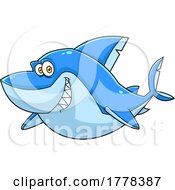 07/04/2022 - Cartoon Blue Shark